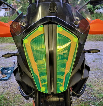 Gult glas till KTM 1290Adv