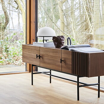 Array Sideboard låg valnöt Woud