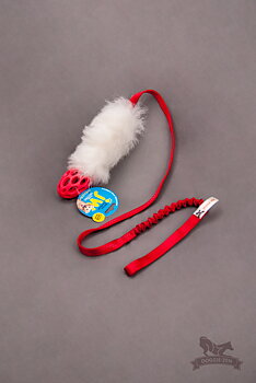 Bungee Sheepskin Chaser Tug S with Hol-ee Football