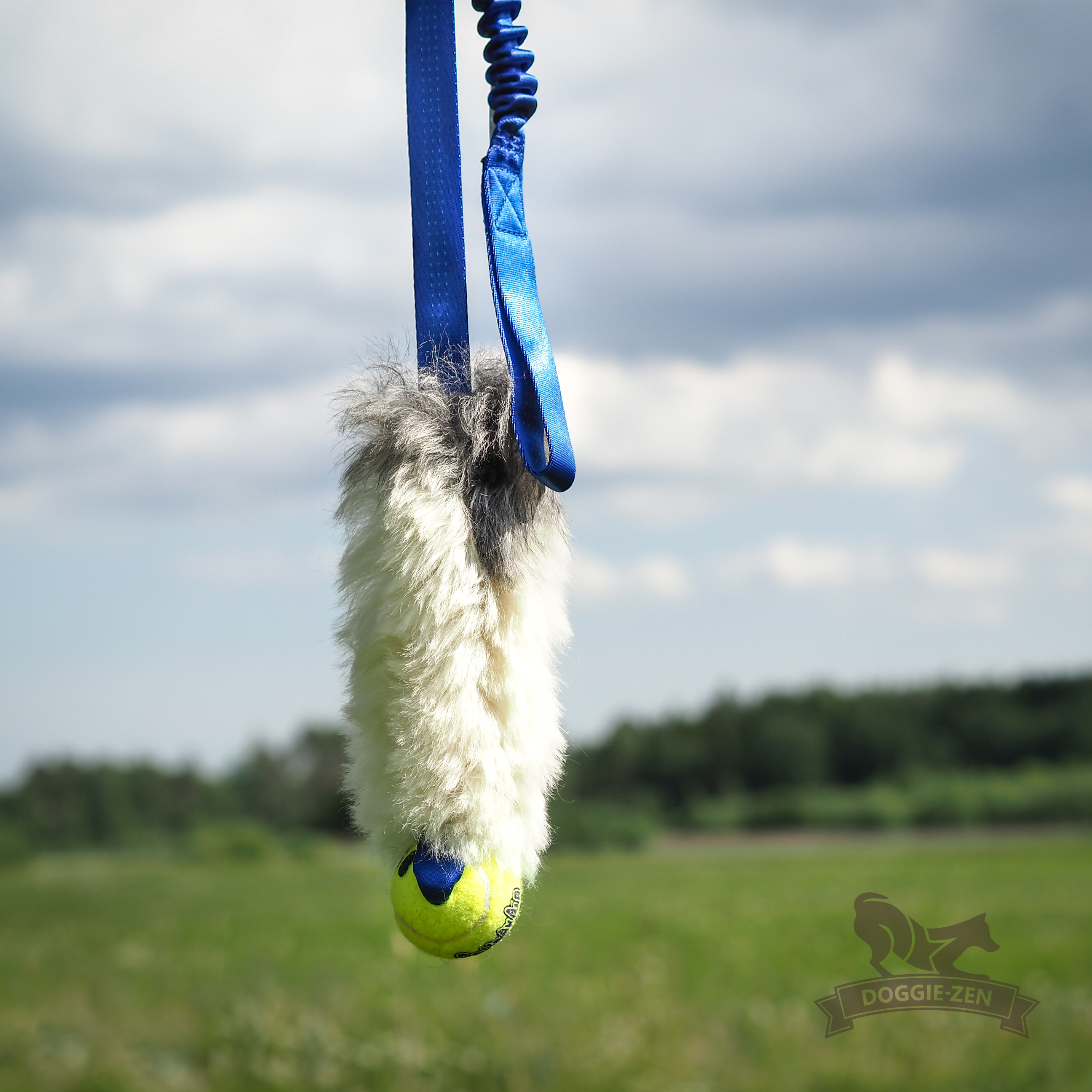 Elastisk fårskinnsjagarkampis L med KONG Air pipboll - 8