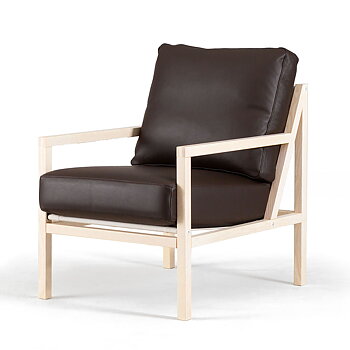 Seventy Five Wood Fåtölj (Ek/Läder flera val) - Ihreborn