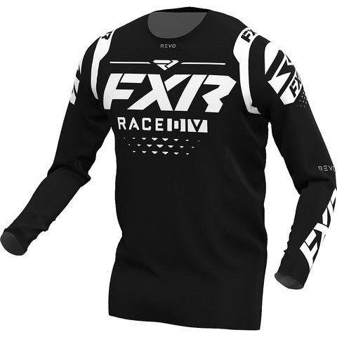 FXR - REVO MX - TRÖJA - Black/White