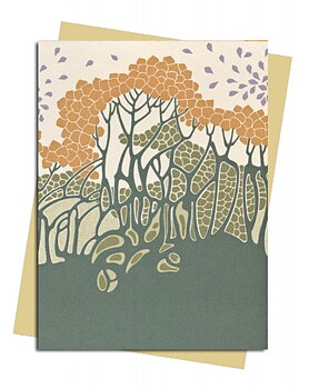 Art Noveau : Autumn Leaves   (1920) - Kort med kuvert