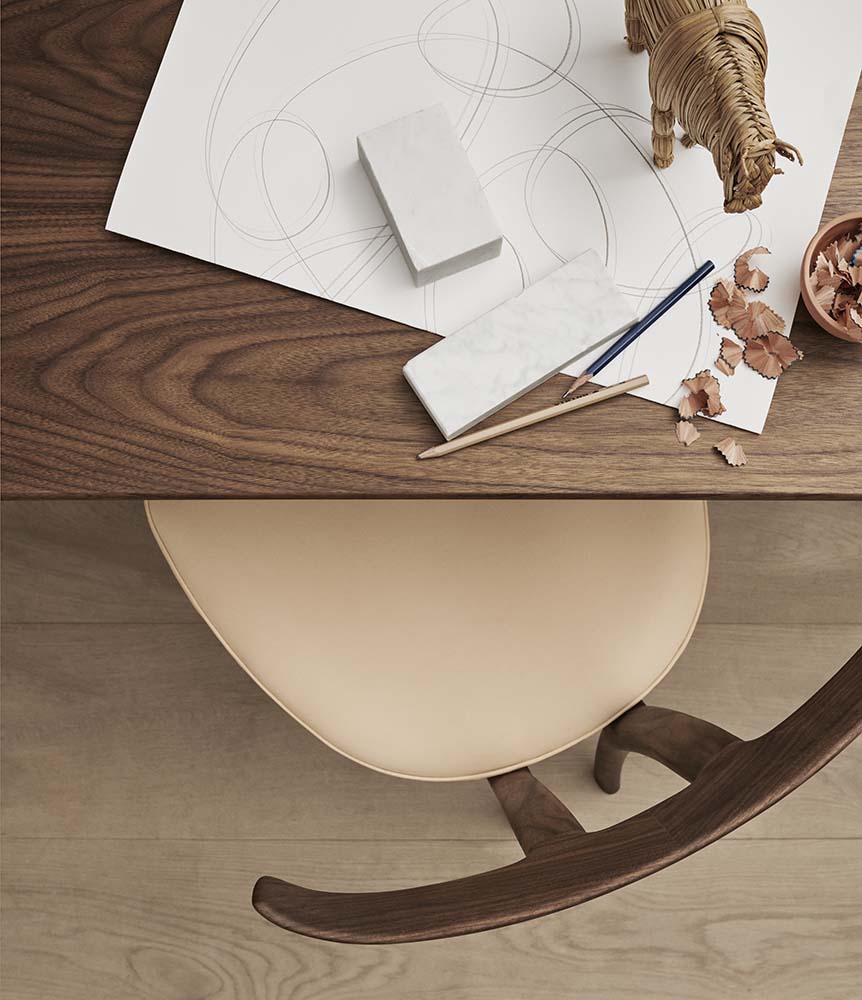 OW58 T-Chair Matstol (Ek/Tyg) - Carl Hansen & Søn - 7