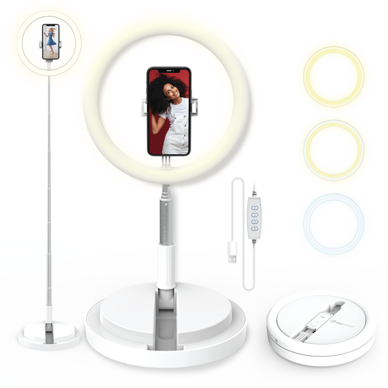 DIGIPOWER  Invisilight 11" Foldable Ring Light - 4