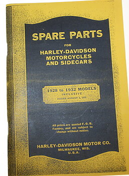 Harley-Davidsonin varausluettelo 1928-32