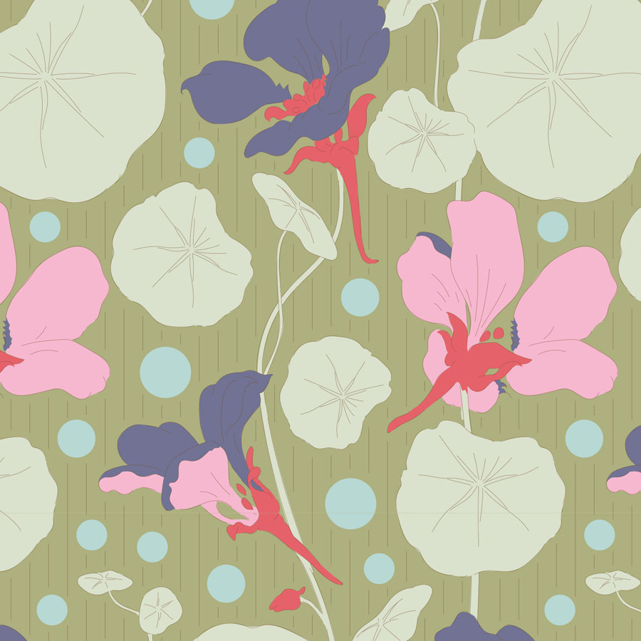 Tilda Gardenlife  Nasturtium Green
