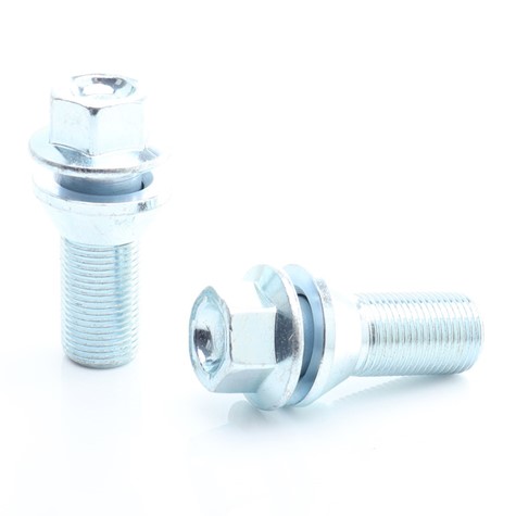 Hjulbult med lös kona M15x1,25 Silver 20st  