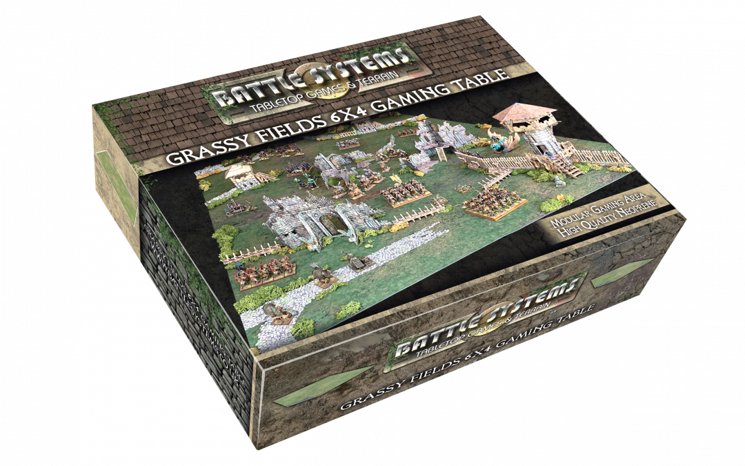 Battle Systems: Grassy Fields Gaming Table 180cmx120cm