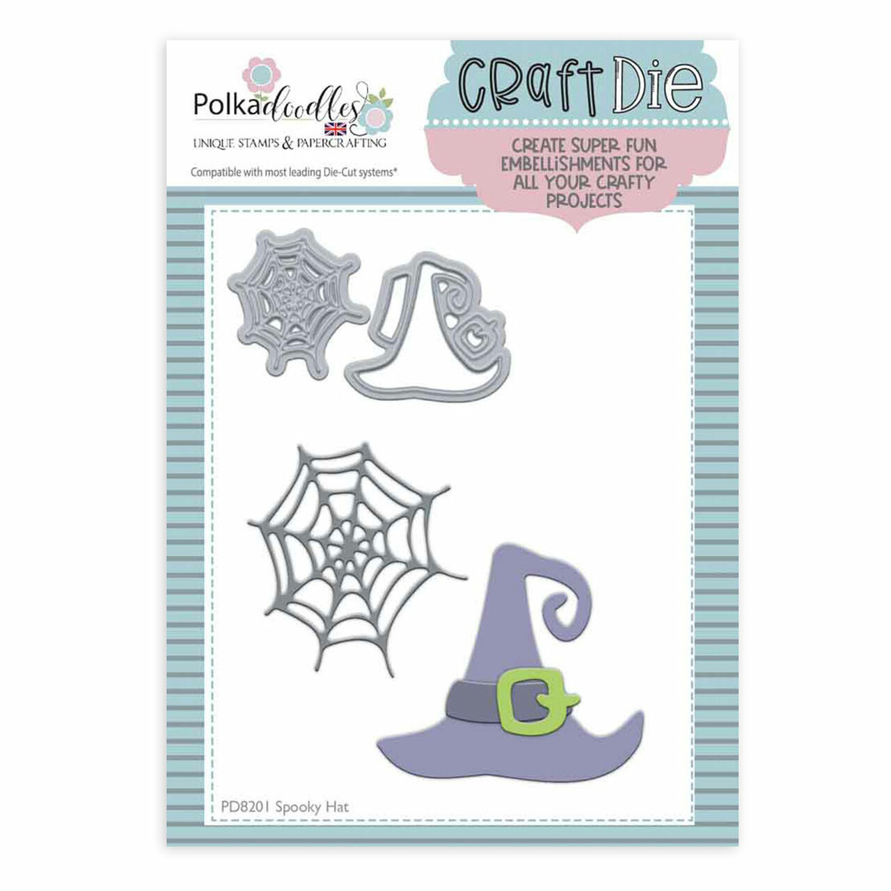 Polkadoodles Spooky Hat Dies 