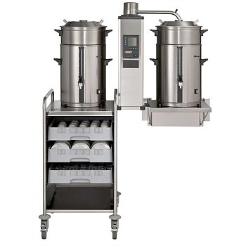 Bonamat - B20 W - Urnbryggare - 1 bryggpelare & 2 behållare på 20 liter