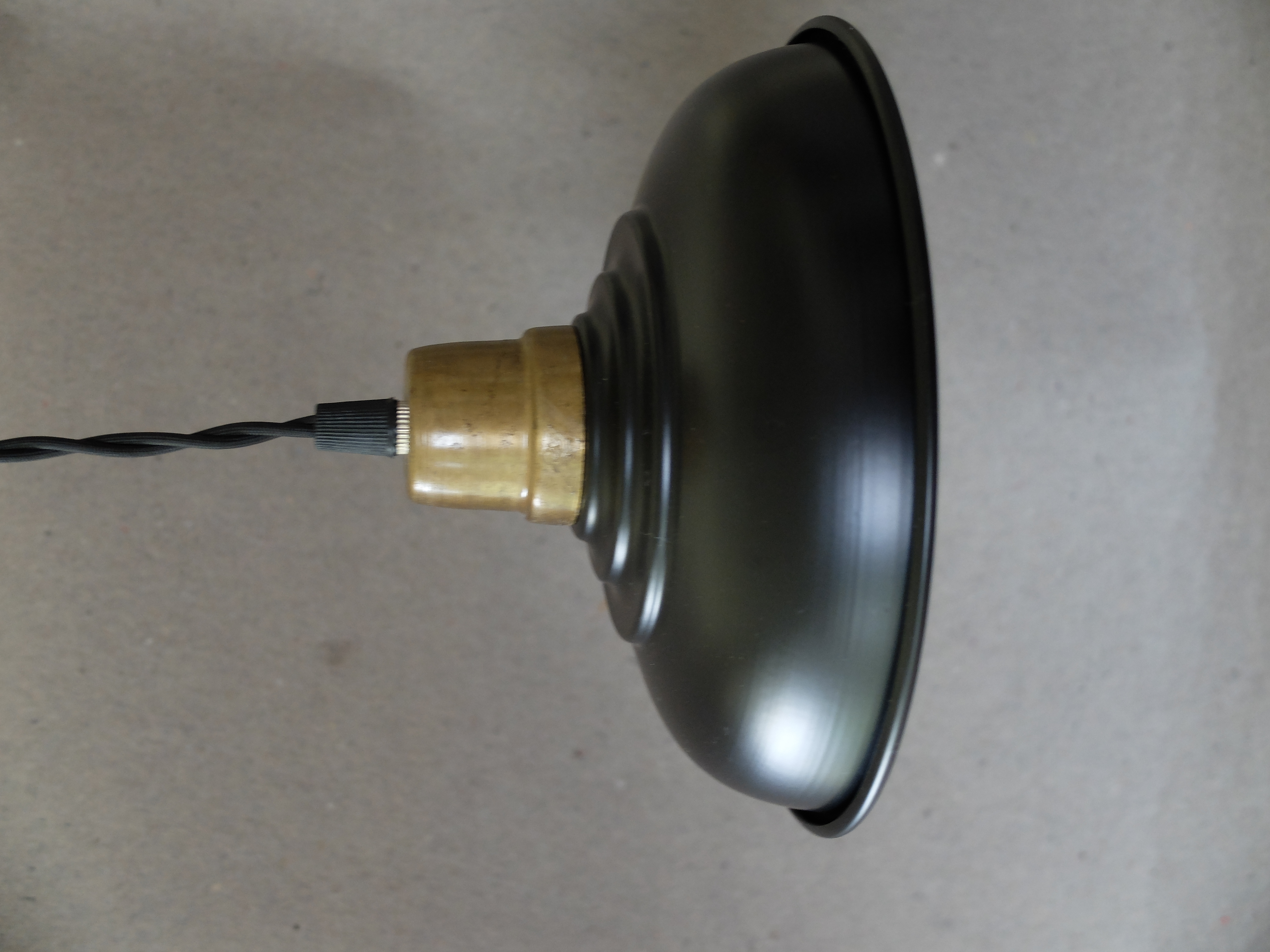 Taklampa/svart/Old