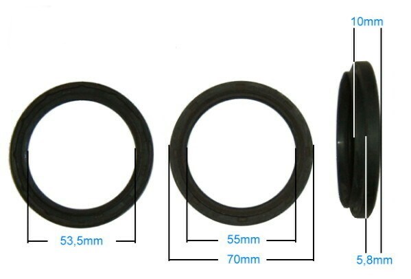 Seal 55/53.5 x 70 x 10/5.8