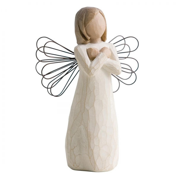 Willow Tree Figurine by Demdaco - Sign for love angel