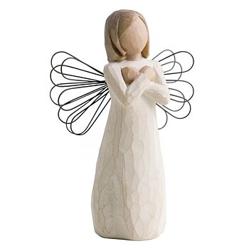 Willow Tree Figurine by Demdaco - Sign for love angel
