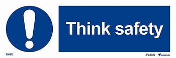 IMO-skylt "Think safety" - IMPA 33.5675