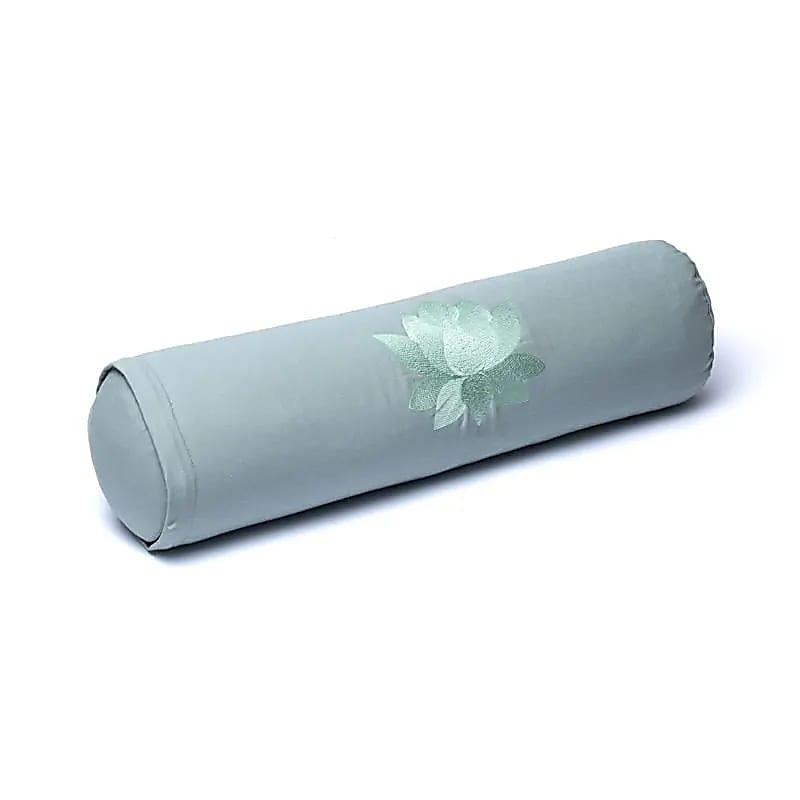Rund bolster,  Lotus Salvia grön , ekologisk bomull (OCS)