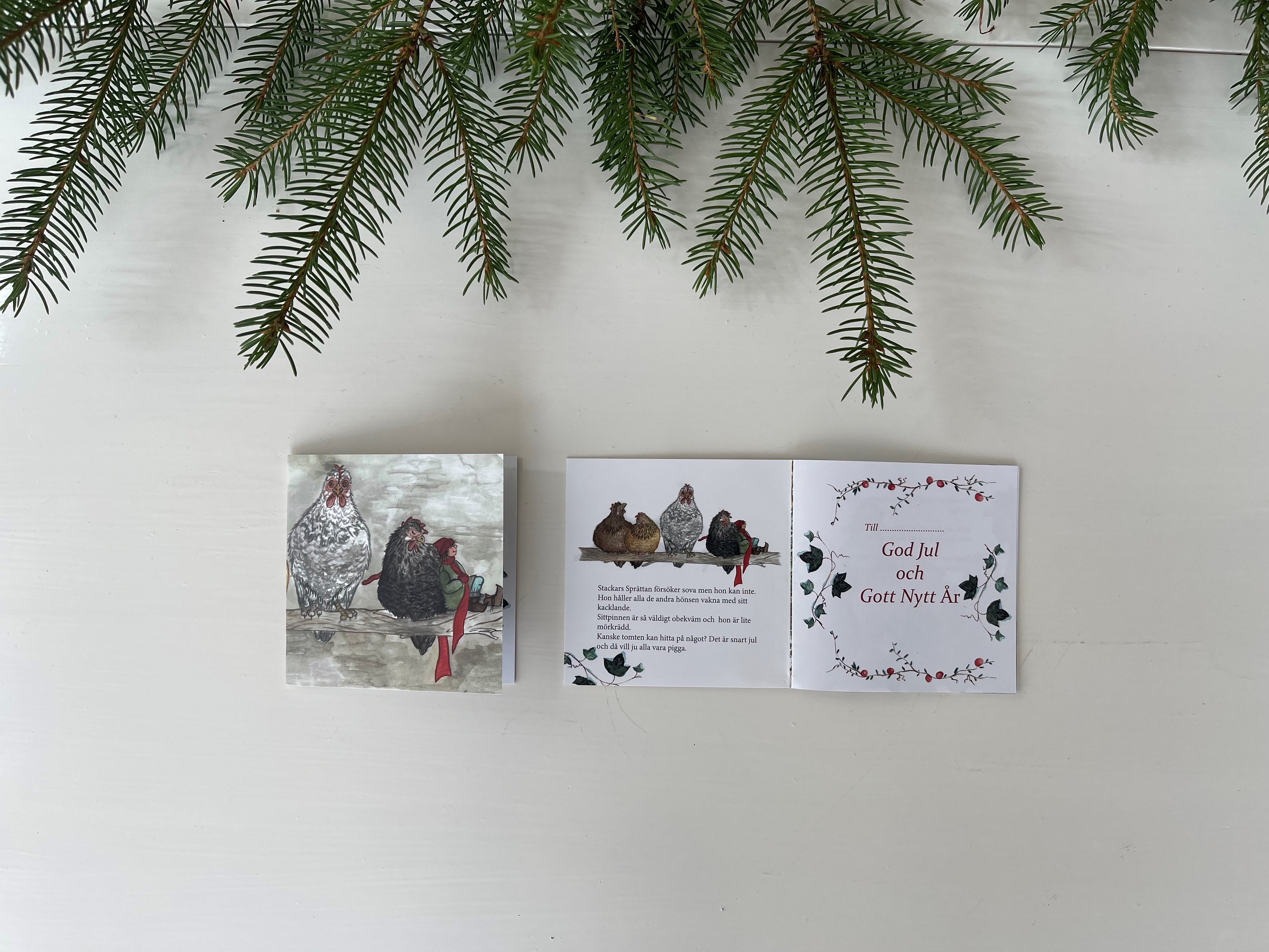 Julkortssaga "Sprättan håller alla vakna" - 2
