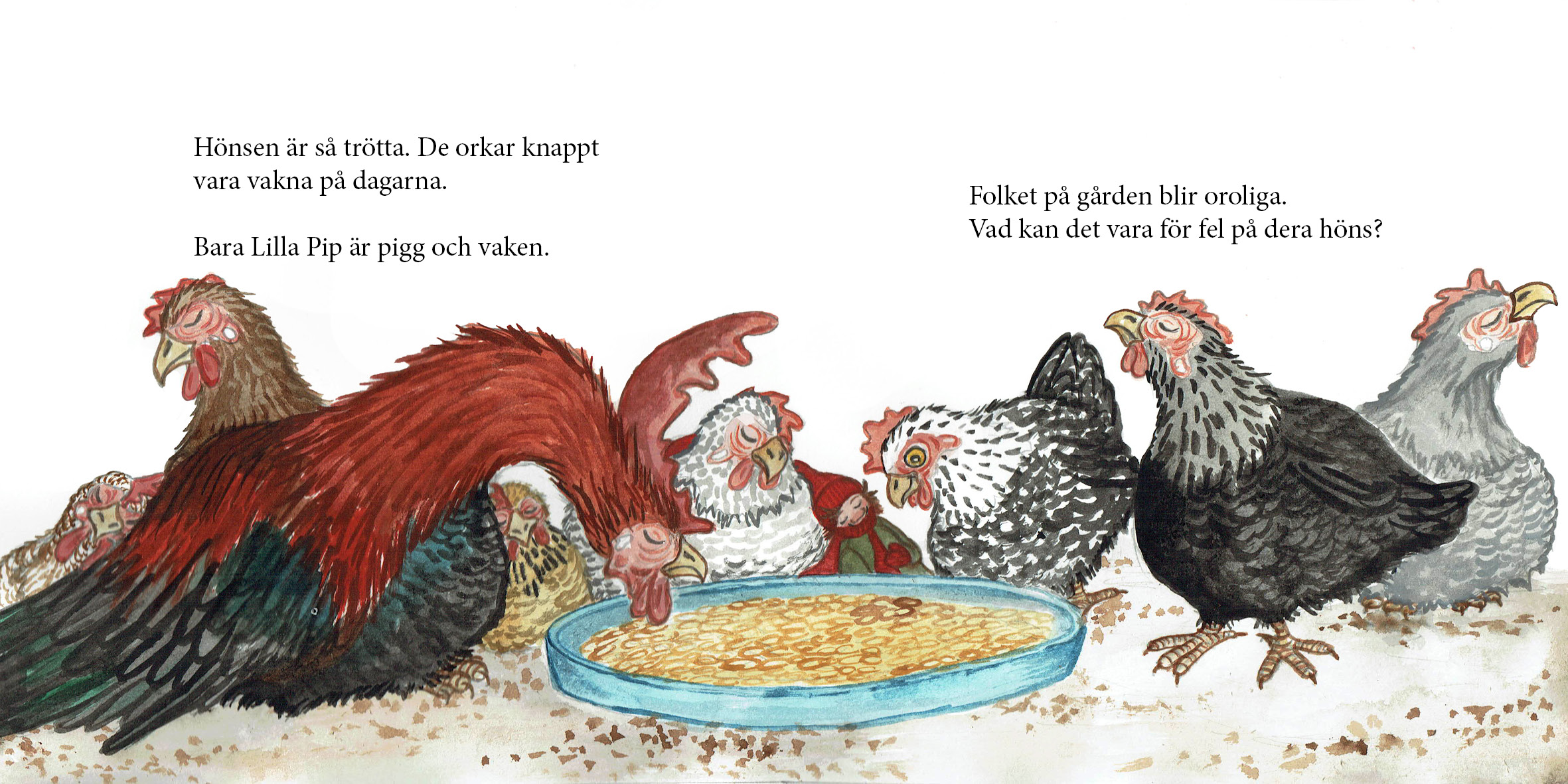 Julkortssaga "Sprättan håller alla vakna" - 5