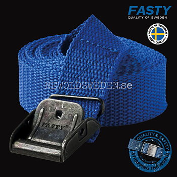 SPÄNNREM 0,5 meter x 20 mm Blå 300 kg FASTY