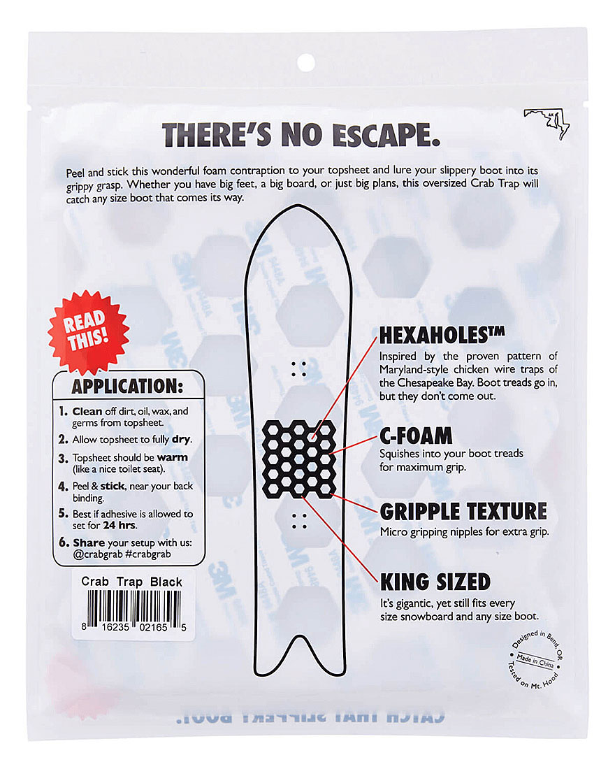 Crab Grab Stomp Pad - Crab Trap - Black - 4