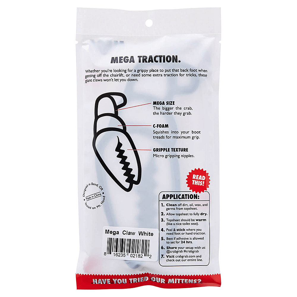 Crab Grab Stomp Pad - Mega Claws - Black White - 4