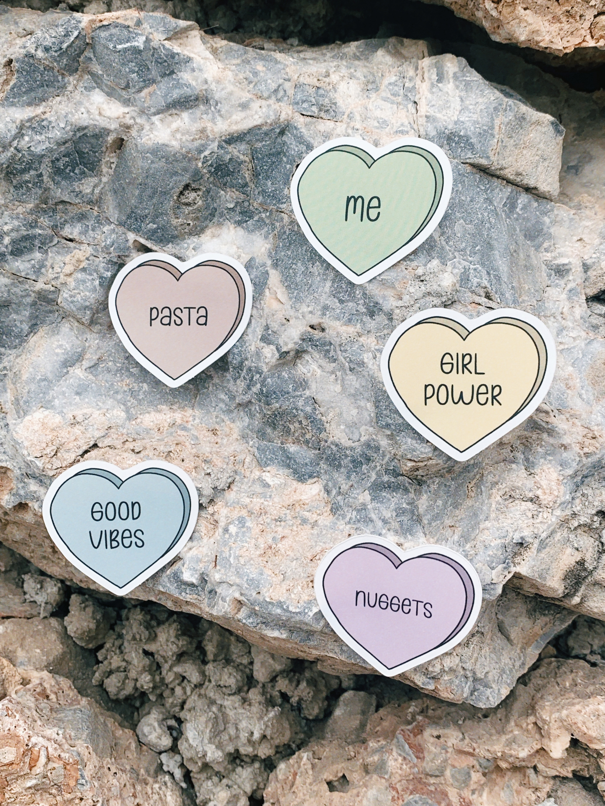 Heart mix-pack stickers - 7