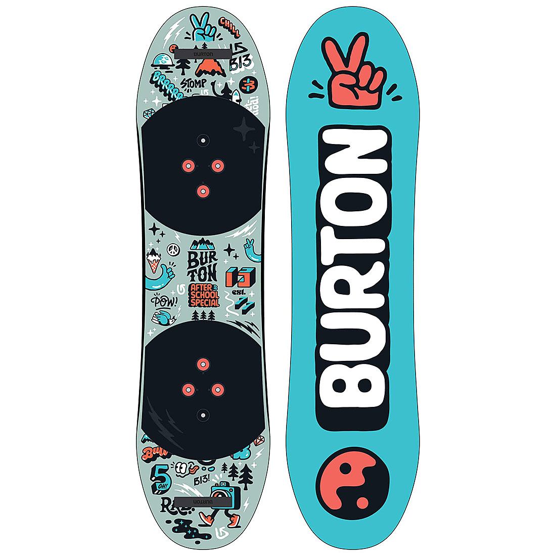 Burton Snowboard Set Kids After School Special 80 - 3