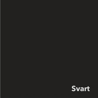 Färgprov till svart pinnsoffa