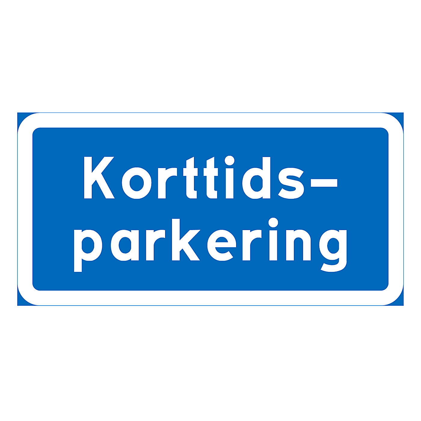 Parkeringsskylt Korttidsparkering