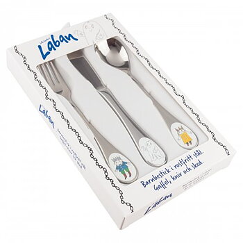 Dacapo Children's cutlery 3-piece Little Ghost Laban