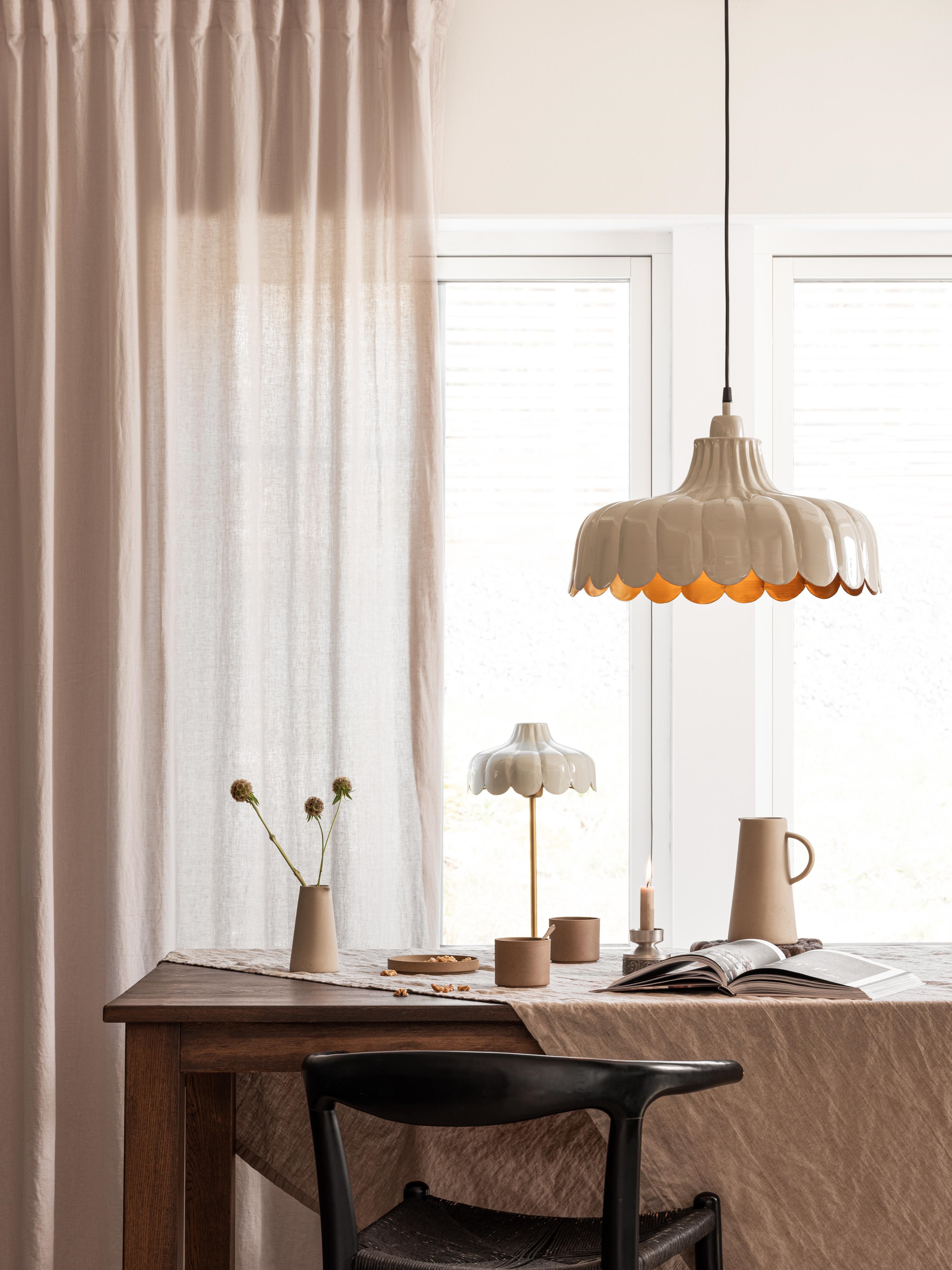 Wells Bordslampa/Lampa - Beige - 50 cm - 6