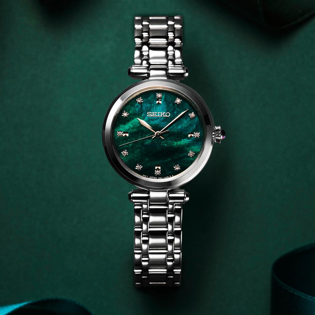SEIKO LADIES 12 DIAMONDS Conceptual 30mm SRZ535P1 - 2