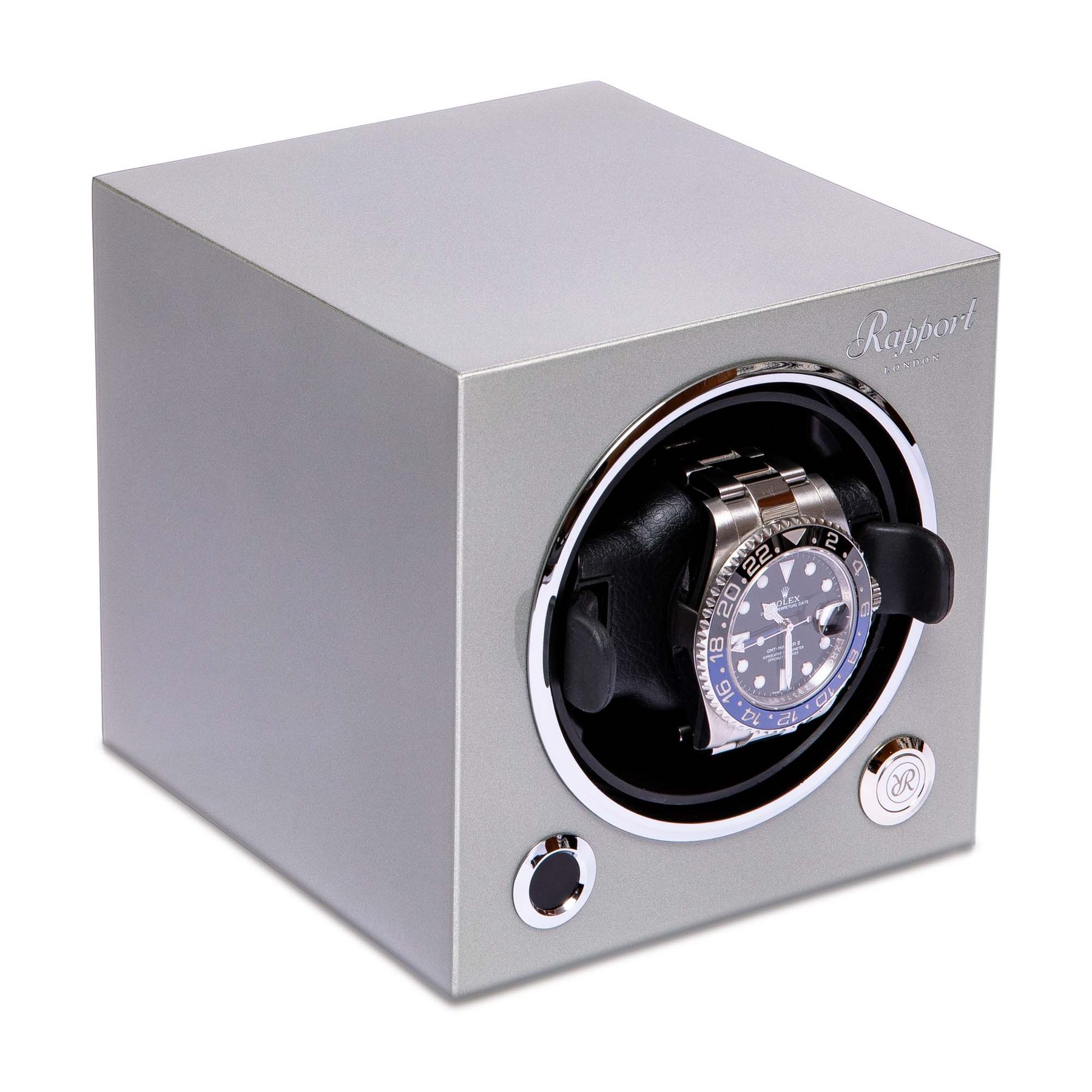 Rapport London EVO45-S Rapport London Evo Cube klockuppdragare silver