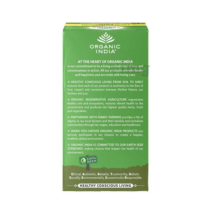 Tulsi Cinnamon Giloy Eko., 25 tepåsar Organic India - 4