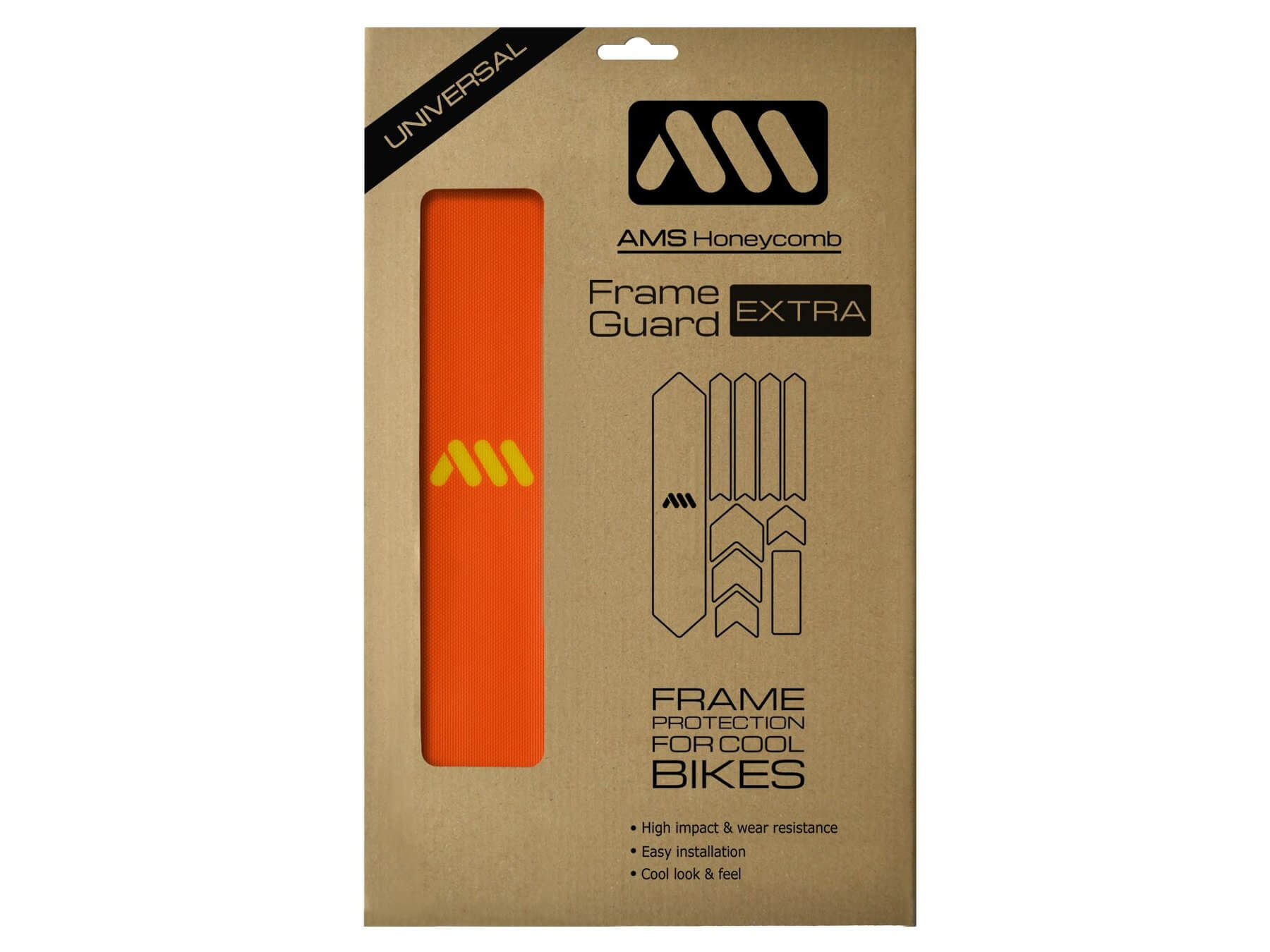 AMS Frame Guard Extra Orange Sundstorps Cykel