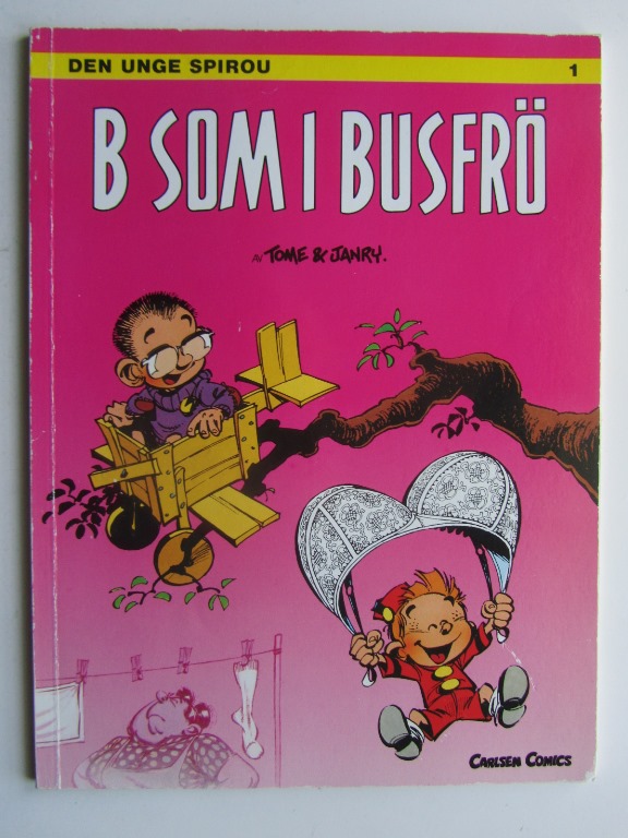 Den unge Spirou 01 B som i busfrö 1:a uppl.