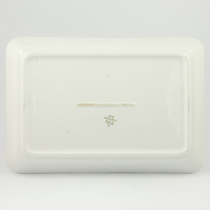 Raija Uosikkinen (Emilia 1959) Rectangular Dish with Graphic Motif 32 cm