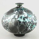 Isak Isaksson (2020) Unique Vase with Polychrome Crystalline Glaze 15 cm