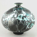Isak Isaksson (2020) Unique Vase with Polychrome Crystalline Glaze 15 cm