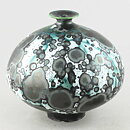 Isak Isaksson (2020) Unique Vase with Polychrome Crystalline Glaze 15 cm