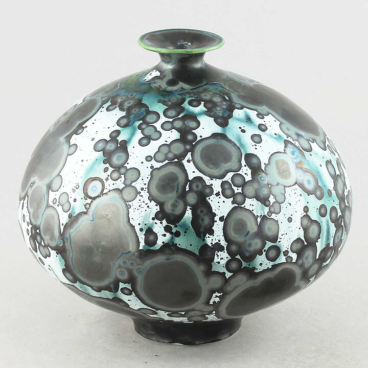 イサク・イサクソン  一点もの！  蕾の花瓶  2020年  (15cm)