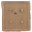 Annika Kihlman (1971) Brown Wall Plaque With Colorful Flower 22 cm #758