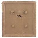 Annika Kihlman (1971) Brown Wall Plaque With Colorful Flower 22 cm #758