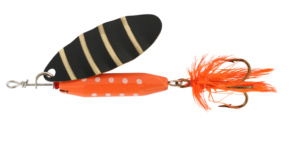 reflex red är En av de mest klassiska spinnarna genom historien. Tillverkade av ABU Garcia. 18g med svart guld sked