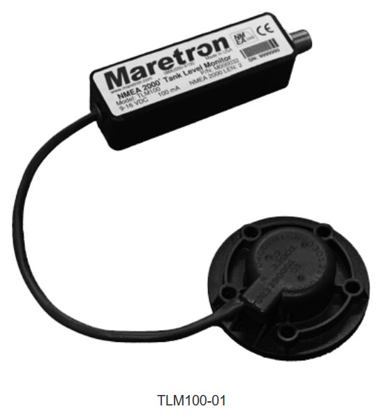 Maretron TLM100-01, Tanknivåsensor med ultraljud, N2K
