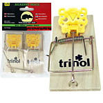 Musfällor trä 2-pack trinol