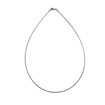 Kabel halslänk silver
