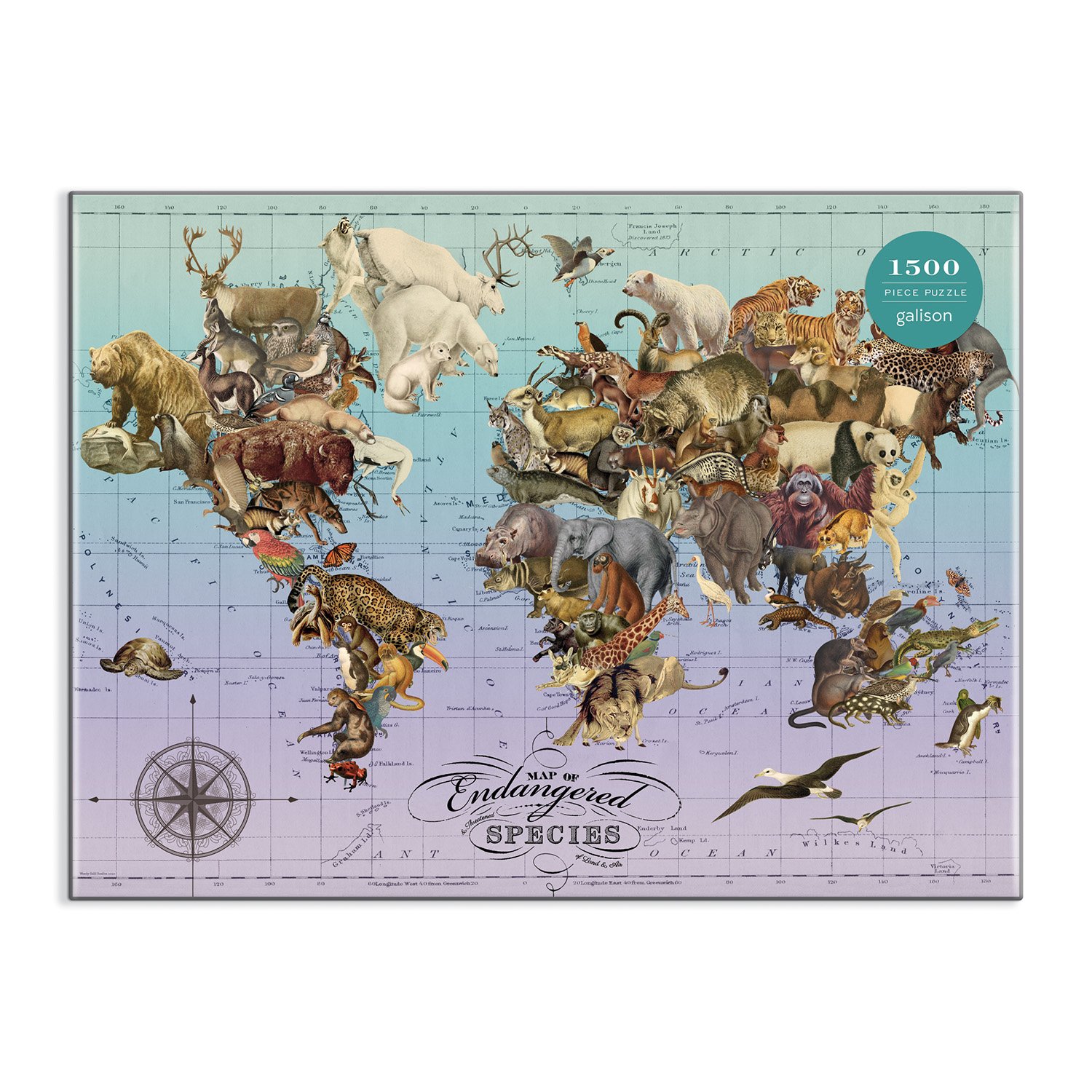 Wendy Gold Endangered Species 1500 Piece Jigsaw Puzzle - 2