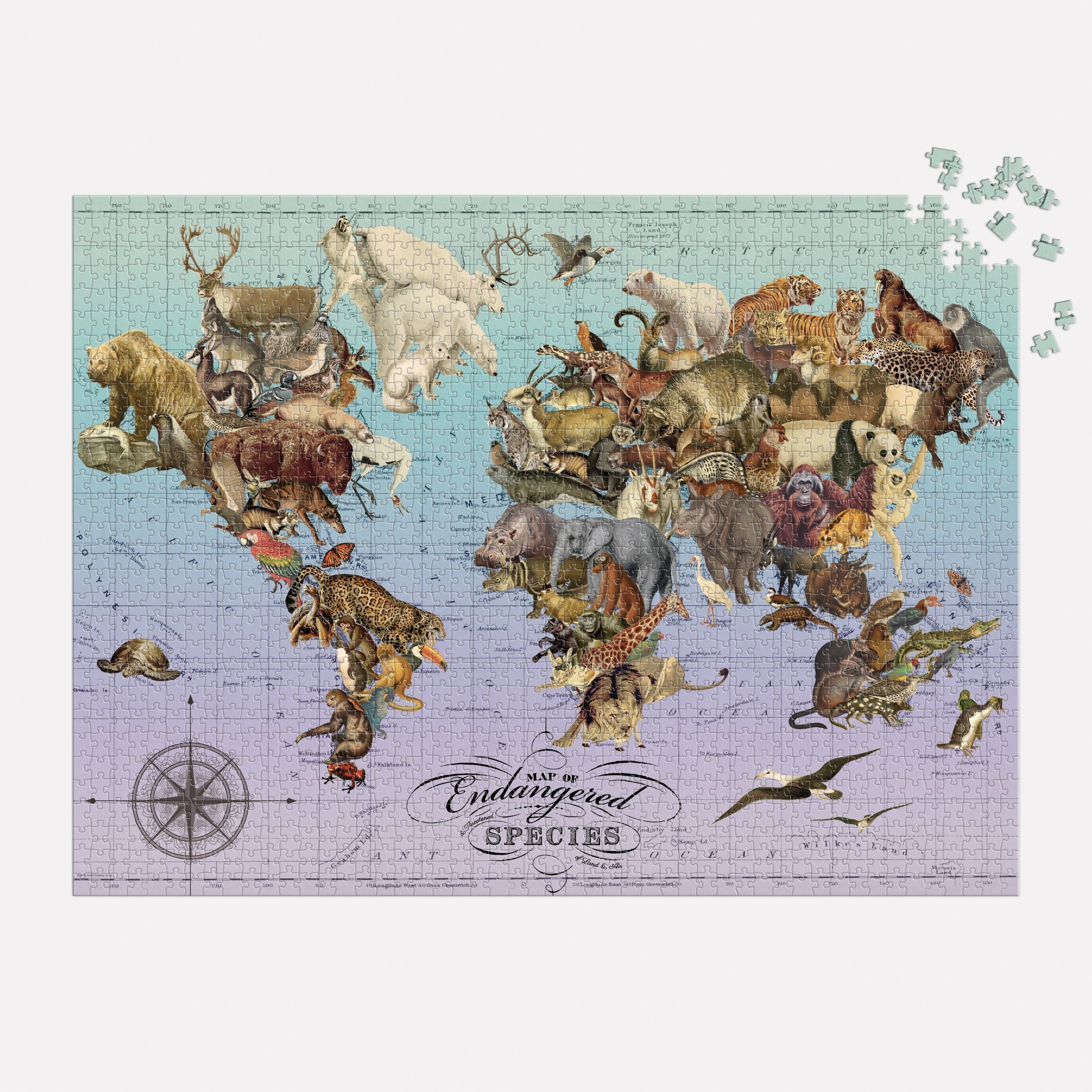 Wendy Gold Endangered Species 1500 Piece Jigsaw Puzzle - 4